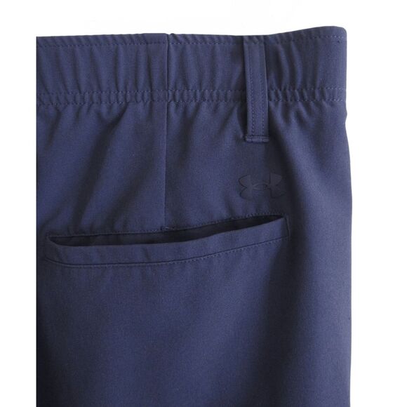 Under Armour Pants Mens Size 38x30 Navy Golf Flat Front Tapered - Picture 4 of 5